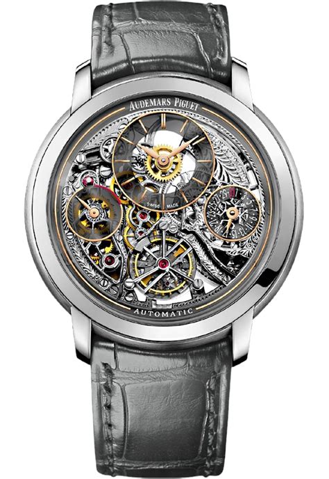 audemars piguet 26143pt.oo.d005cr.01|Audemars Piguet Jules Audemars Tourbillon Openworked Watch.